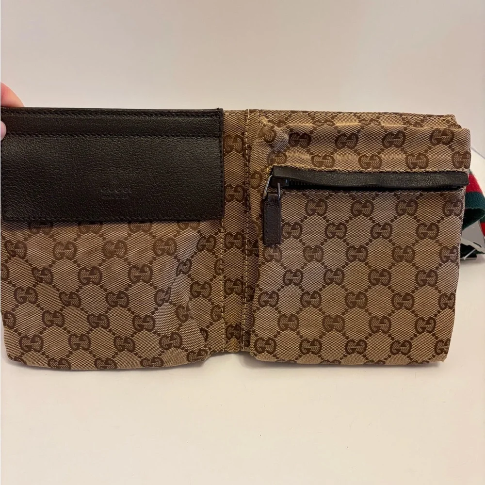 Gucci Beige and Brown GG Belt Bag - Picture 9 of 15